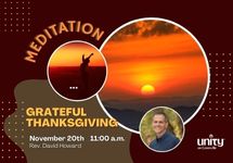 Nov 20 Meditation Rev David Howard