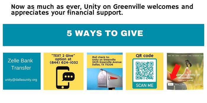 5 ways to donate graphic
