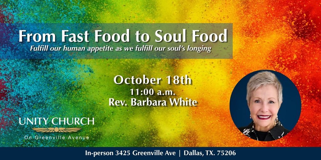 From Fast Food to Soul Food