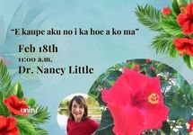 Feb 18th Aloha Sunday Service Dr. Nancy Little