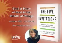 October 29th  Find A Place of Rest in The Middle of Things - Rev. Veronica Valles
